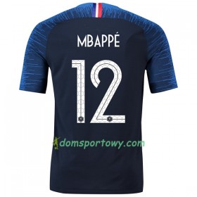 Koszulka Francja Mbappe 12 Domowe Koszulki Piłkarskie Mistrzostwa Świata 2018
